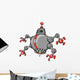Robot Vector Illustration Wall Decal