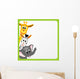 Bitmap Illustration Little Giraffe Wall Decal