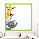 Bitmap Illustration Little Giraffe Wall Decal