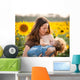 Woman Breastfeeding Baby Wall Decal