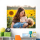Woman Breastfeeding Baby Wall Decal