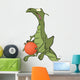 Dragon Basketball Player Cartoon Wall Decal