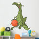 Dragon Basketball Player Cartoon Wall Decal