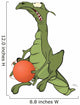 Dragon Basketball Player Cartoon Wall Decal