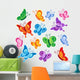 Various Butterflies Collection 1 Wall Decal