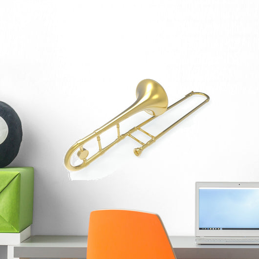 Trombone Wall Decal