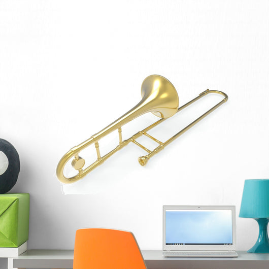 Trombone Wall Decal