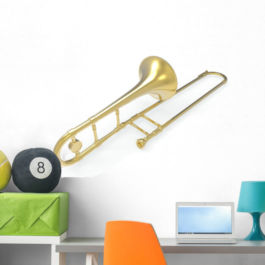 Trombone Wall Decal