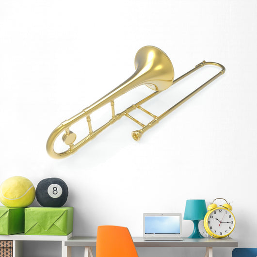 Trombone Wall Decal