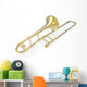 Trombone Wall Decal