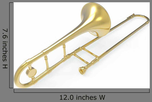 Trombone Wall Decal