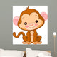 Fun Zoo Monkey Wall Decal