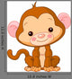 Fun Zoo Monkey Wall Decal