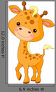Fun Zoo Giraffe Wall Decal