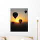Montgolfiere Au Lever Du Wall Decal