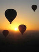 Montgolfiere Au Lever Du Wall Decal