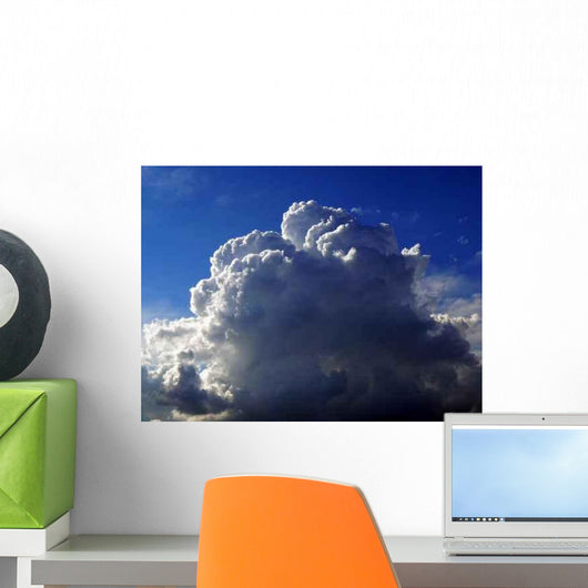 Fluffy White Cumulus Cloud Wall Decal