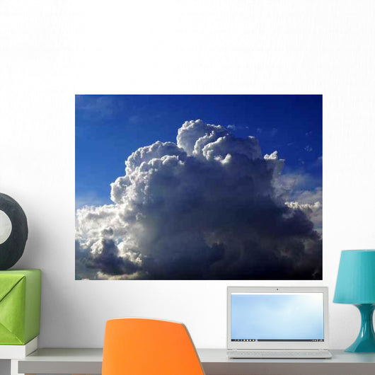 Fluffy White Cumulus Cloud Wall Decal
