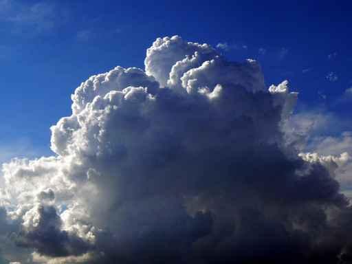 Fluffy White Cumulus Cloud Wall Decal