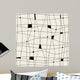 Seamless Abstract Curved Lines Wall Decal