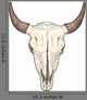 Cow Skull Vector Sketch Wall Decal