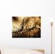 Wet Dandelion Seed Silhouette Wall Decal