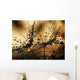 Wet Dandelion Seed Silhouette Wall Decal