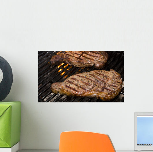 Steaks Grill Wall Decal