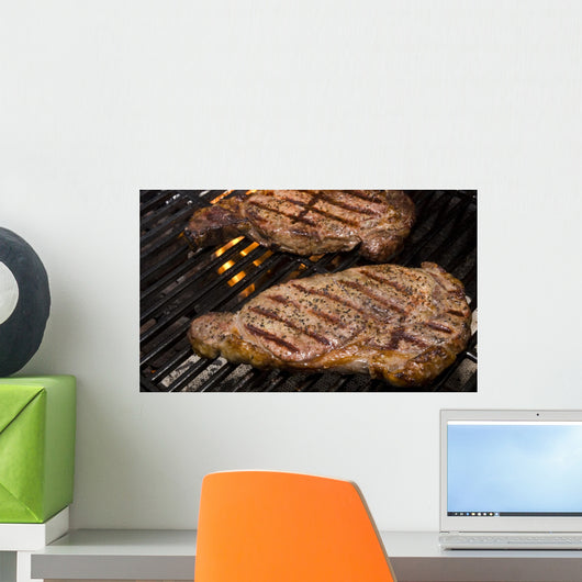 Steaks Grill Wall Decal