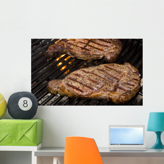 Steaks Grill Wall Decal