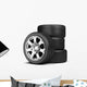 Stack Wheels Wall Decal