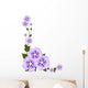Purple Flower Illustration Wall Decal