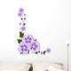 Purple Flower Illustration Wall Decal