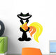 Cat With Fish Wall Decal