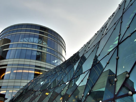 Glass Building Roof Wall Decal