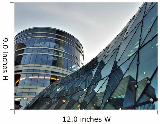 Glass Building Roof Wall Decal