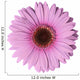 Light Purple Gerbera Flower Wall Decal
