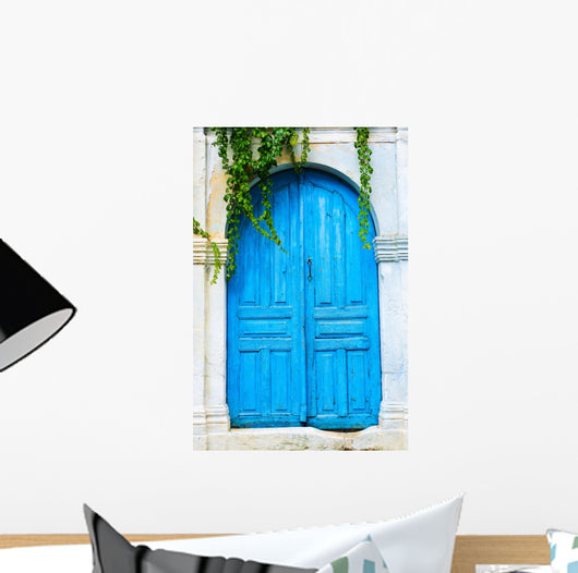 Blue Door Wall Decal