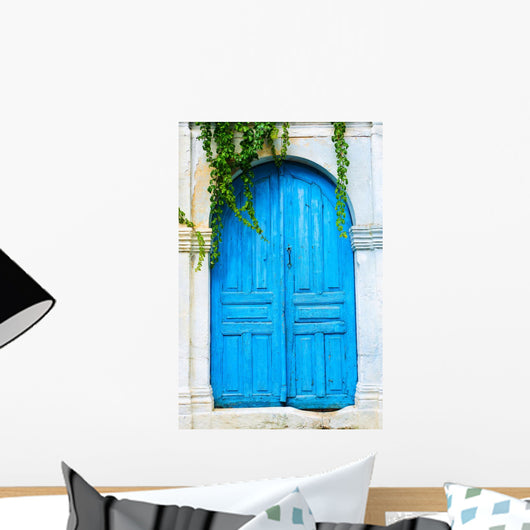 Blue Door Wall Decal