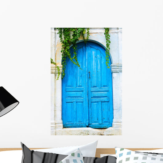 Blue Door Wall Decal