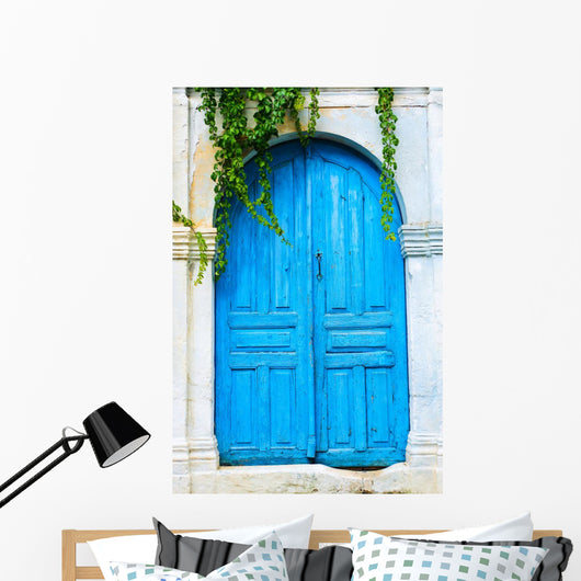 Blue Door Wall Decal
