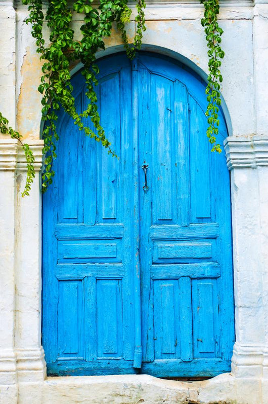 Blue Door Wall Decal