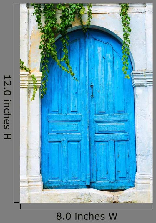 Blue Door Wall Decal