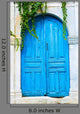 Blue Door Wall Decal
