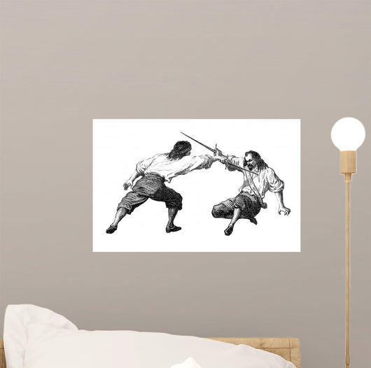 Duel 18Th Wall Decal
