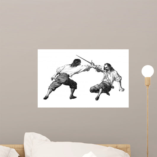 Duel 18Th Wall Decal