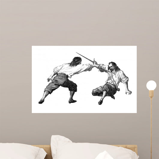 Duel 18Th Wall Decal