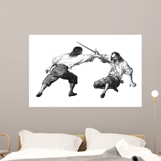 Duel 18Th Wall Decal