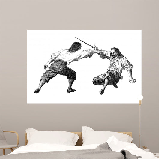 Duel 18Th Wall Decal