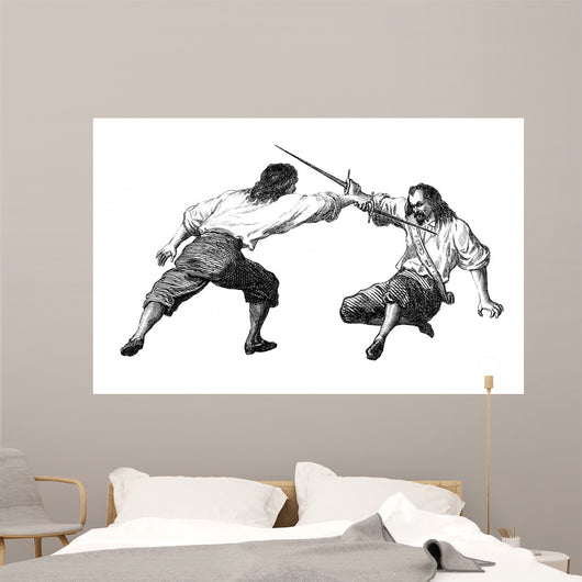Duel 18Th Wall Decal